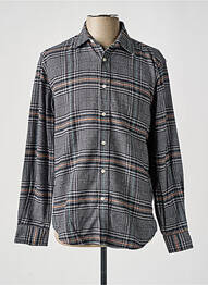 Chemise manches longues poches gris BY CHARLIE B homme