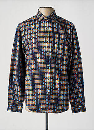 Chemise manches longues manches longues bleu BY CHARLIE B homme
