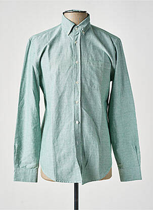 Chemise manches longues manches longues vert BY CHARLIE B homme