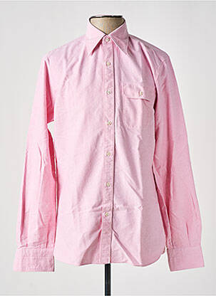 Chemise manches longues manches longues rose A.B.C.L homme