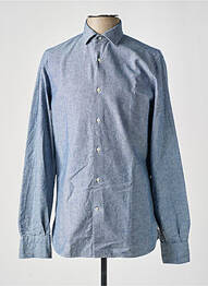 Chemise manches longues manches longues bleu A.B.C.L homme