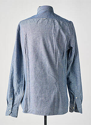 Chemise manches longues manches longues bleu A.B.C.L homme