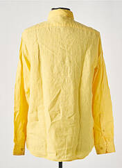 Chemise manches longues jaune MCS pour homme seconde vue