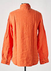 Chemise manches longues orange clair MCS pour homme seconde vue