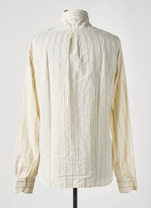 Chemise manches longues beige A.B.C.L pour homme