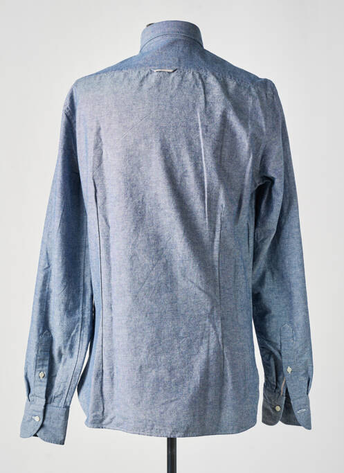 Chemise manches longues bleu A.B.C.L pour homme