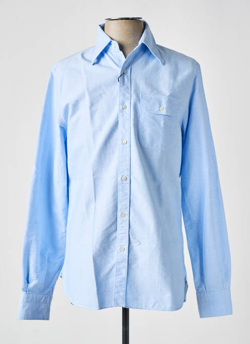 Chemise manches longues bleu A.B.C.L pour homme