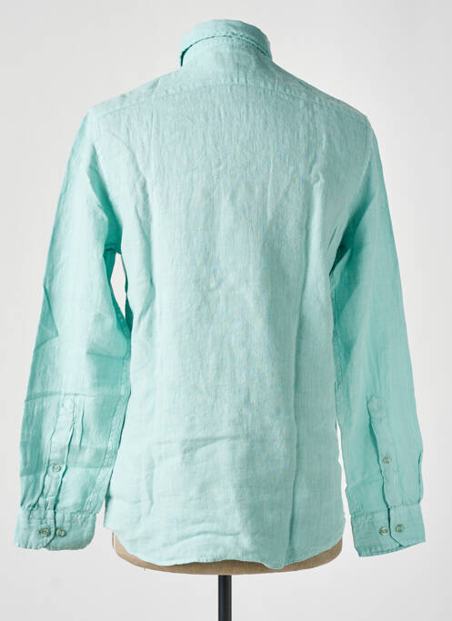 Chemise manches longues bleu clair MCS pour homme