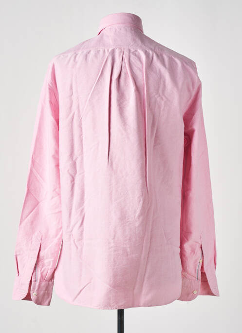 Chemise manches longues rose A.B.C.L pour homme