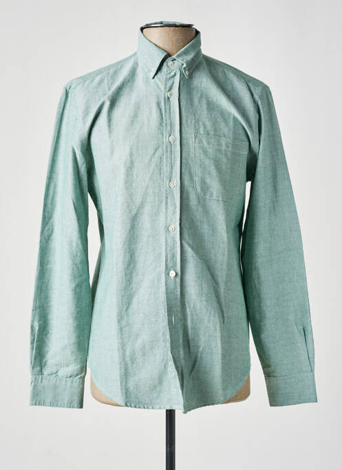 Chemise manches longues vert BY CHARLIE B pour homme