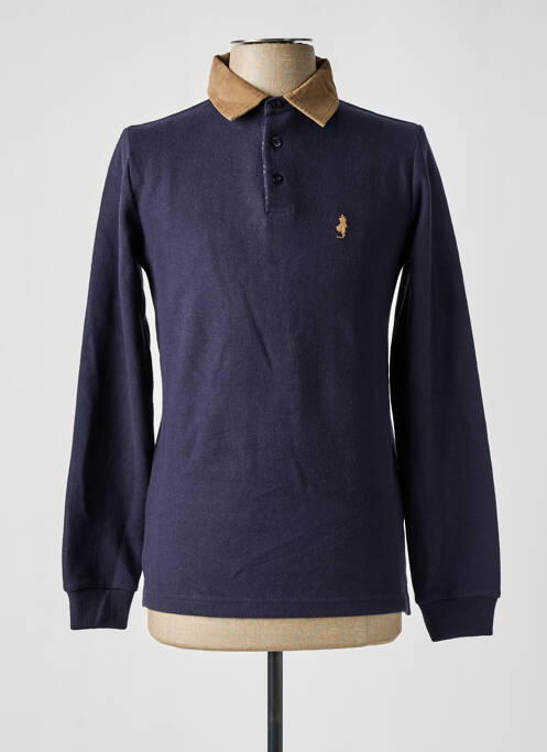 Polo bleu MCS pour homme