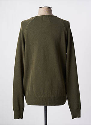 Pull stretch manches longues vert NITTO KNITWEAR homme