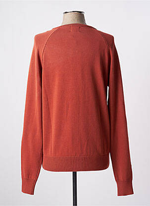 Pull stretch manches longues orange NITTO KNITWEAR homme