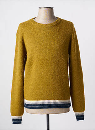 Pull stretch manches longues vert BOB homme