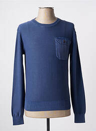 Pull stretch manches longues bleu MCS homme