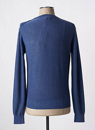 Pull stretch manches longues bleu MCS homme