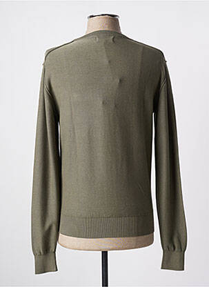 Pull stretch manches longues vert MCS homme