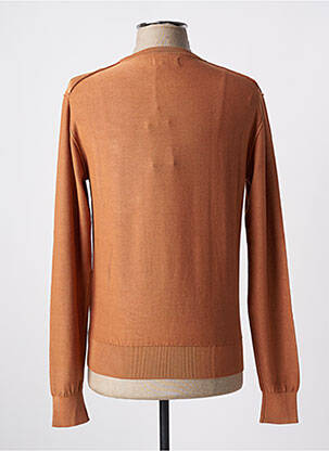 Pull stretch manches longues orange MCS homme