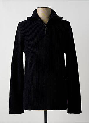 Pull stretch manches longues noir MAISON SCOTCH homme