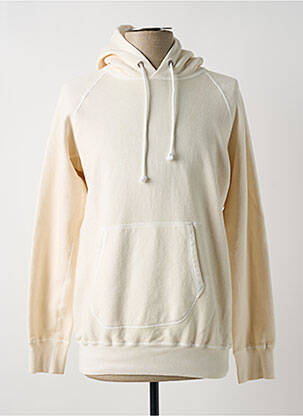 Sweat-shirt à capuche beige GOOD ON pour homme