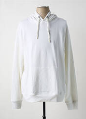 Sweat-shirt à capuche blanc BY CHARLIE B pour homme seconde vue