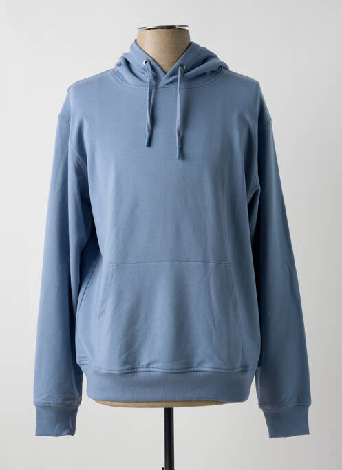 Sweat-shirt à capuche bleu BY CHARLIE B pour homme