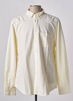 Chemise manches longues manches longues jaune BY CHARLIE B homme