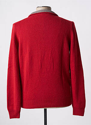 Pull manches longues manches longues rouge BY CHARLIE B homme