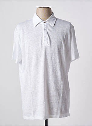 Polo blanc BY CHARLIE B pour homme