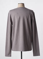 Sweat-shirt gris clair BY CHARLIE B pour homme seconde vue