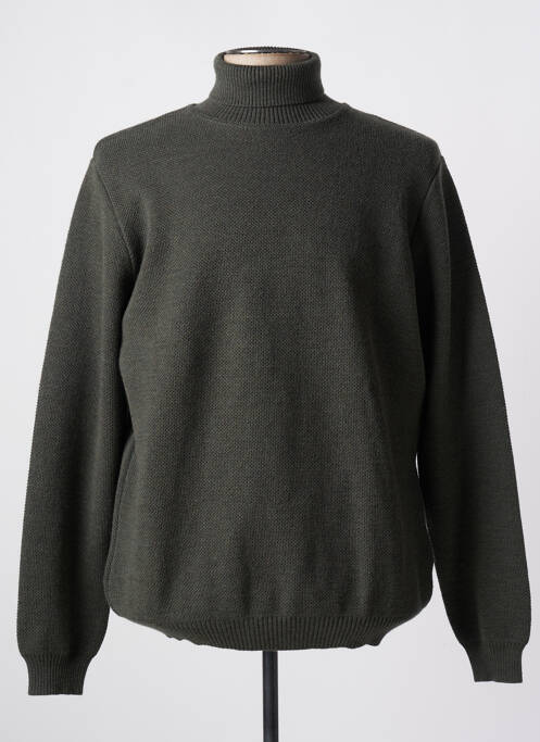 Pull col roulé vert NITTO KNITWEAR pour homme