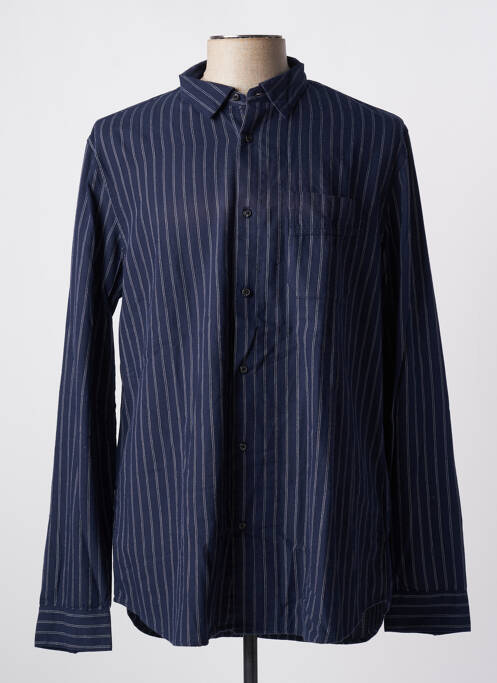 Chemise manches longues bleu BY CHARLIE B pour homme