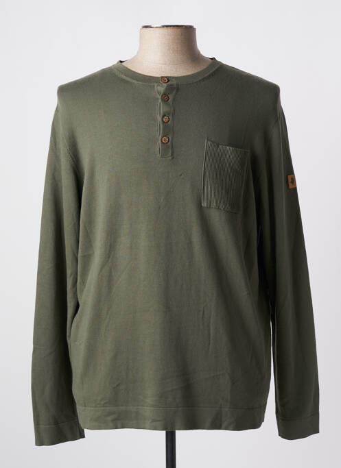 Pull vert MCS pour homme