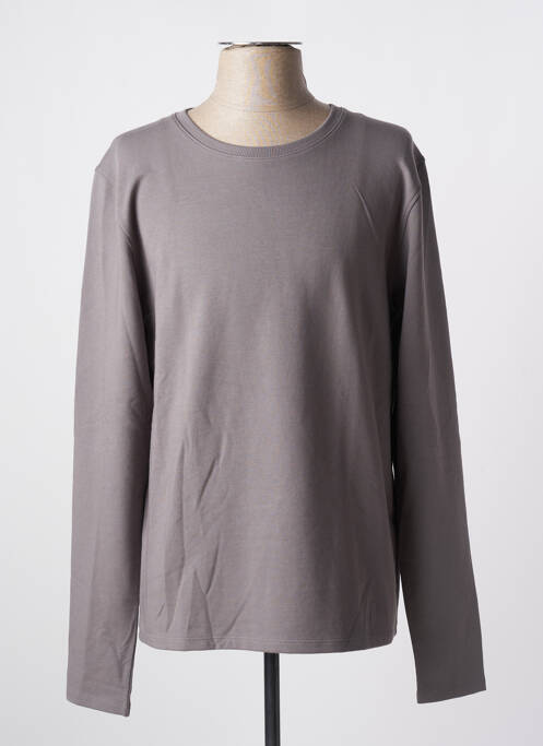 Sweat-shirt gris clair BY CHARLIE B pour homme