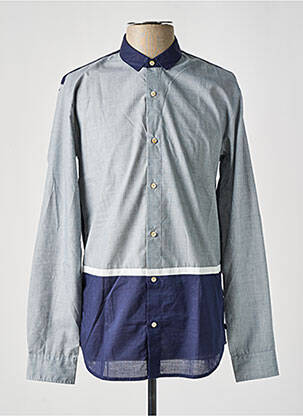Chemise manches longues manches longues bleu SCOTCH & SODA homme