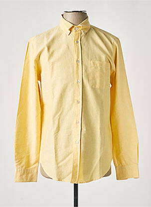 Chemise manches longues manches longues jaune BY CHARLIE B homme