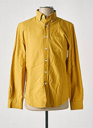 Chemise manches longues manches longues jaune fonce BY CHARLIE B homme