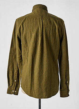 Chemise manches longues poches vert BY CHARLIE B homme