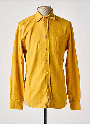 Chemise manches longues manches longues jaune BY CHARLIE B homme
