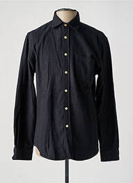 Chemise manches longues manches longues noir BY CHARLIE B homme