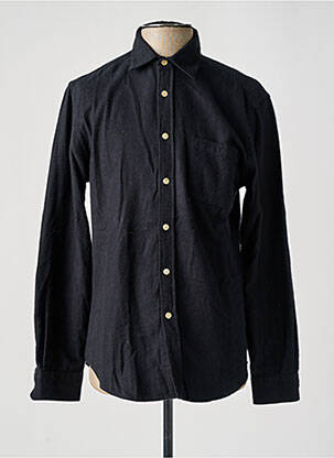 Chemise manches longues manches longues noir BY CHARLIE B homme