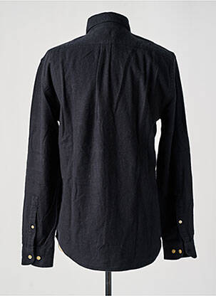 Chemise manches longues poches noir BY CHARLIE B homme