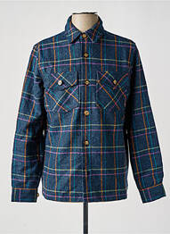 Veste casual fermeture boutonnée sur le devant bleu BY CHARLIE B homme