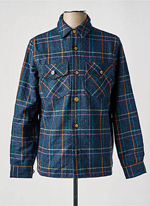 Veste casual fermeture boutonnée sur le devant bleu BY CHARLIE B homme