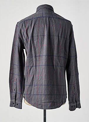 Chemise manches longues manches longues gris BY CHARLIE B homme