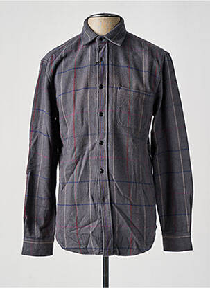 Chemise manches longues gris BY CHARLIE B pour homme