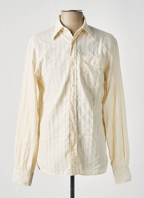 Chemise manches longues poches beige A.B.C.L homme