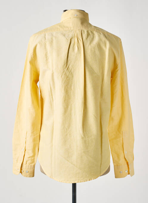 Chemise manches longues manches longues jaune BY CHARLIE B homme