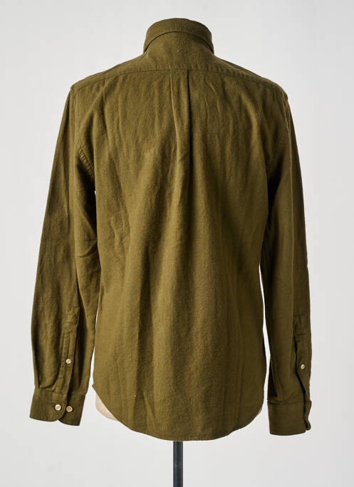 Chemise manches longues poches vert BY CHARLIE B homme