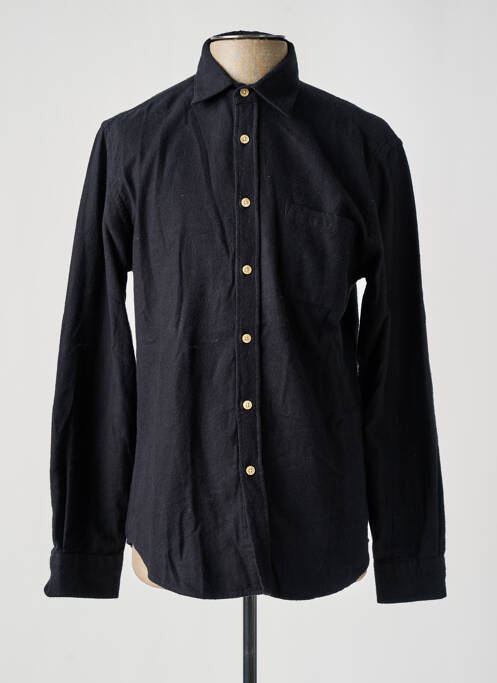Chemise manches longues poches noir BY CHARLIE B homme